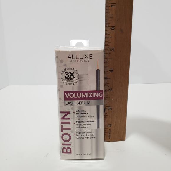 Alluxe Anti-Aging Volumizing Lash Serum Biotin Sealed in Box .24 fl. oz. - Picture 3 of 8